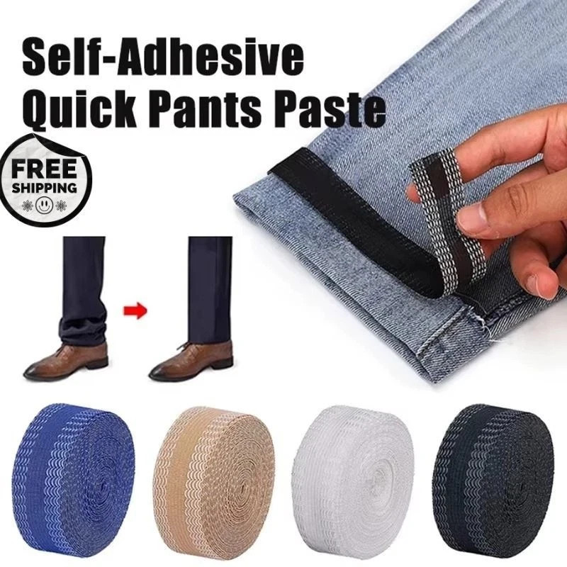 Iron-On Hemming Tape – Self-Adhesive Fabric Fusing Tape for Clothing Repair Tape