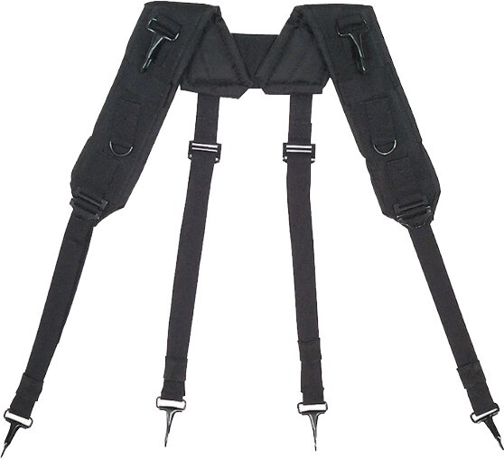 Rothco Black LC-1 H Style Suspender Military Army Tactical Load Bearing Belt