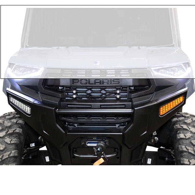 No Hole Drill Turn Signal Kit 25 Polaris Ranger XP1000 Street Legal Plug & Play