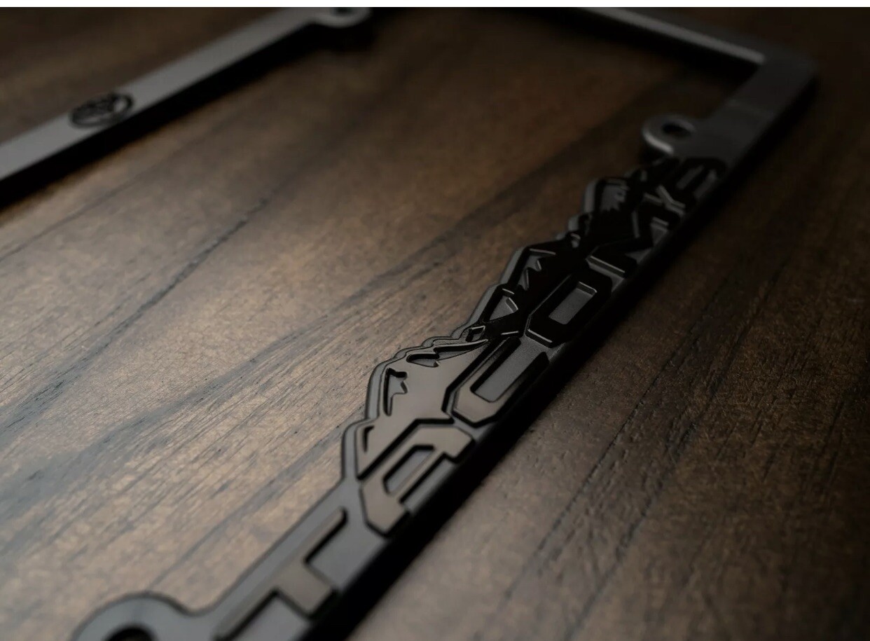 Fits Toyota-Tacoma-Custom-License-Plate-Frame-TRD-Offroad-Tacoma-BLACKOUT-taco