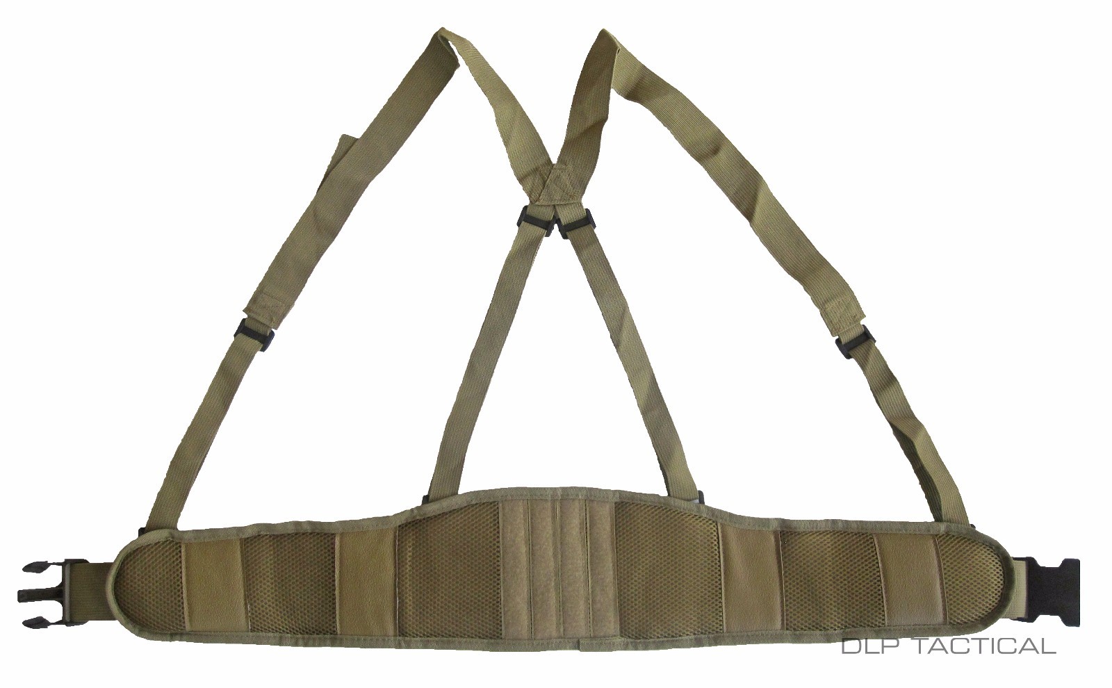 DLP Tactical MOLLE Battle Belt with Suspenders
