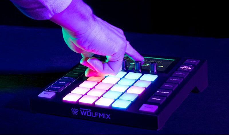 American DJ WMX1 MK2 Wolfmix Powered Standalone DMX LED Lighting Controller ADJ