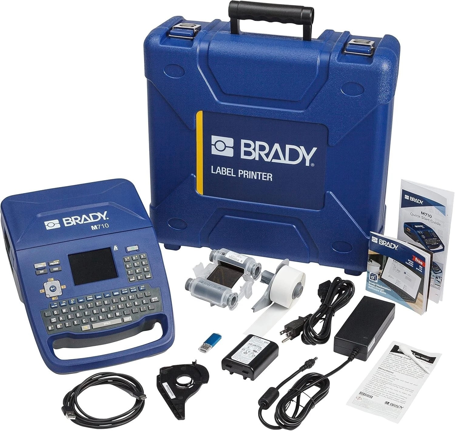 Brady M710-KIT. Portable Label Printer with Hard Case. No Bluetooth/WiFi