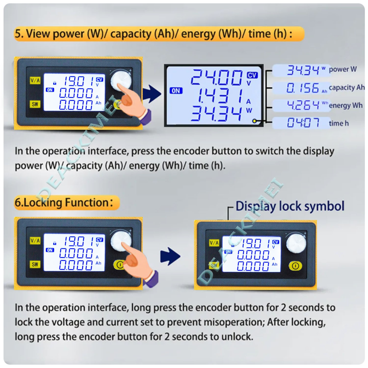 For Milwaukee 18V Battery Adjustable Switching Power Supply 30V Digital Display