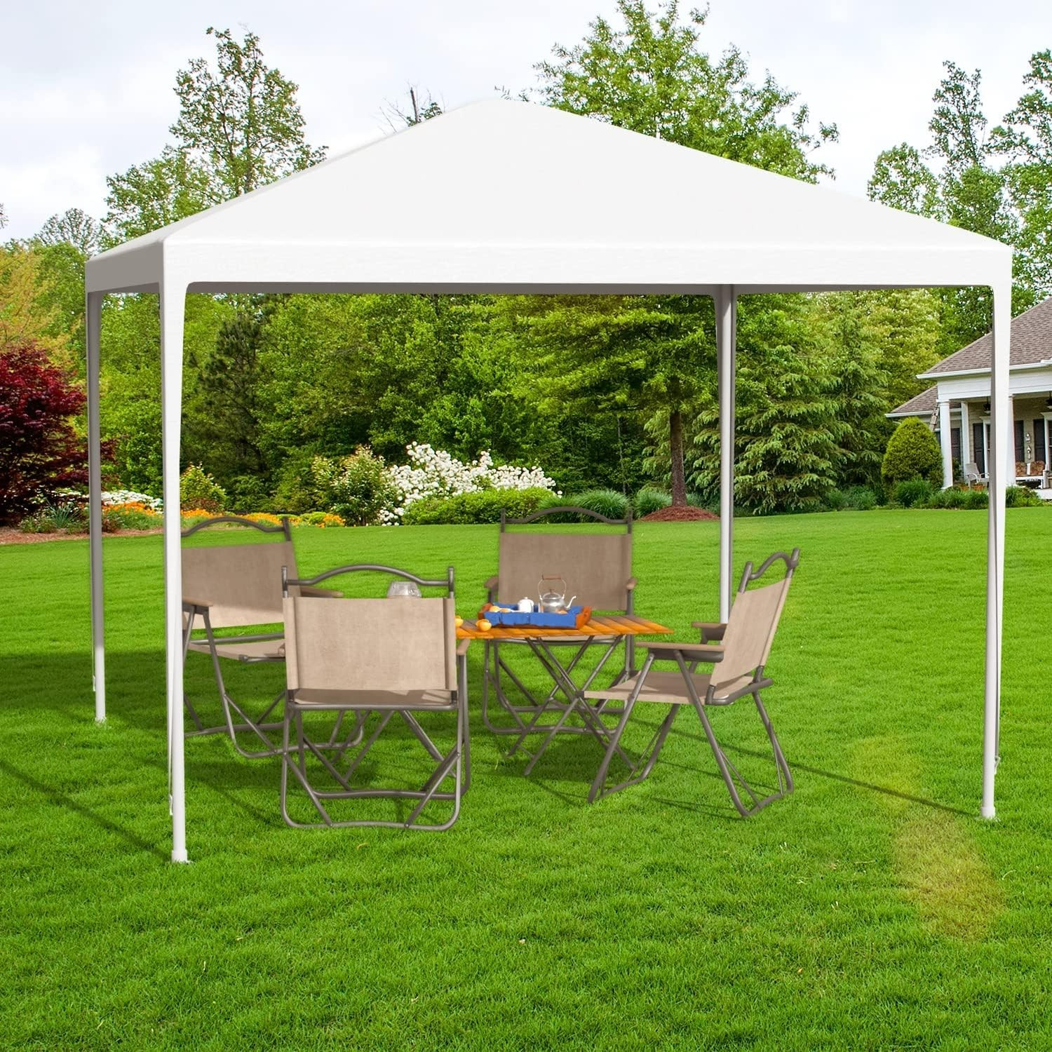 10x10 Gazebo Waterproof Outdoor Canopy Patio Party Tent