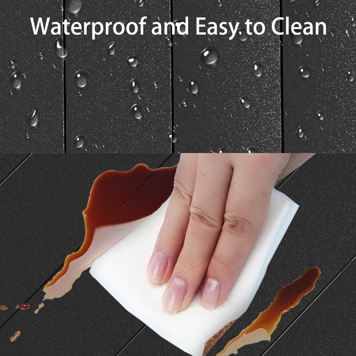 Outdoor Round Patio Dining Table Metal Dining Table with Umbrella Hole for Deck