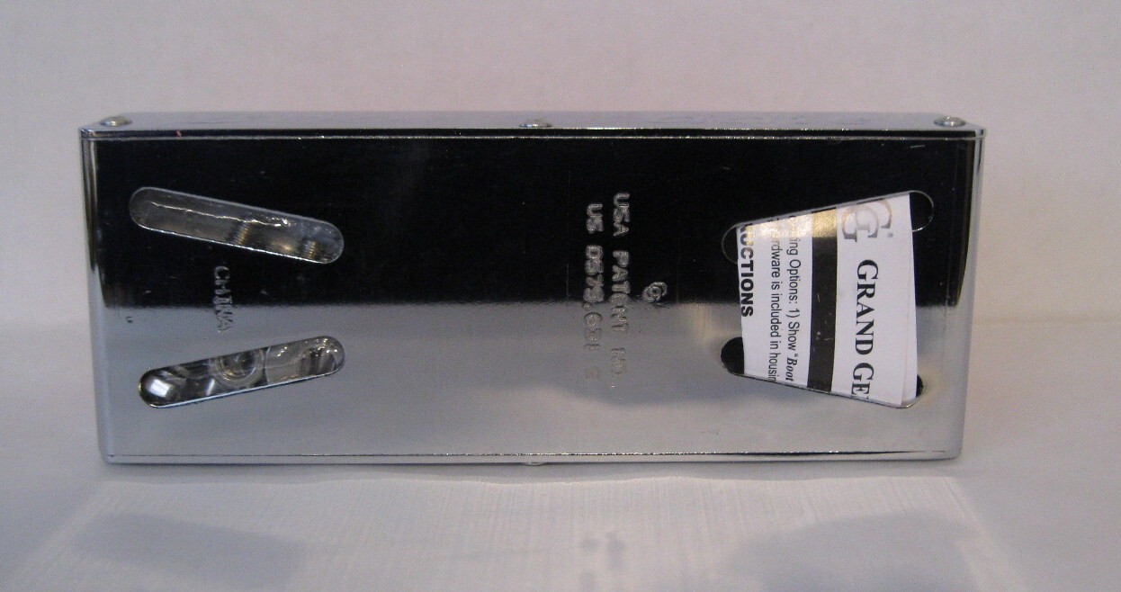 New Grand General 98992 Chrome Aluminum Boot Caddie with Red Brush & Hardware