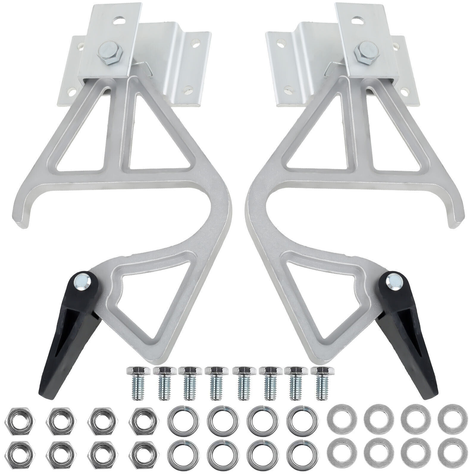 2Pcs Extension Ladder Locks Aluminum Alloy Rung Lock Kit Sturdy Ladder Parts