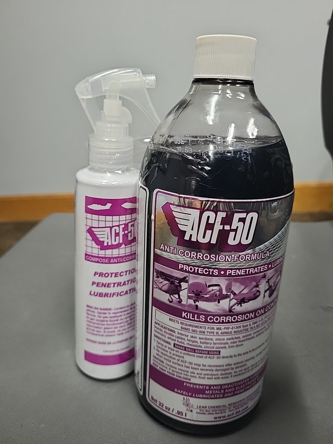 ACF-50 Anti-Corrosion Lubricant Compound 32 oz Bottle .95 Ltr Lear Chemical Corp