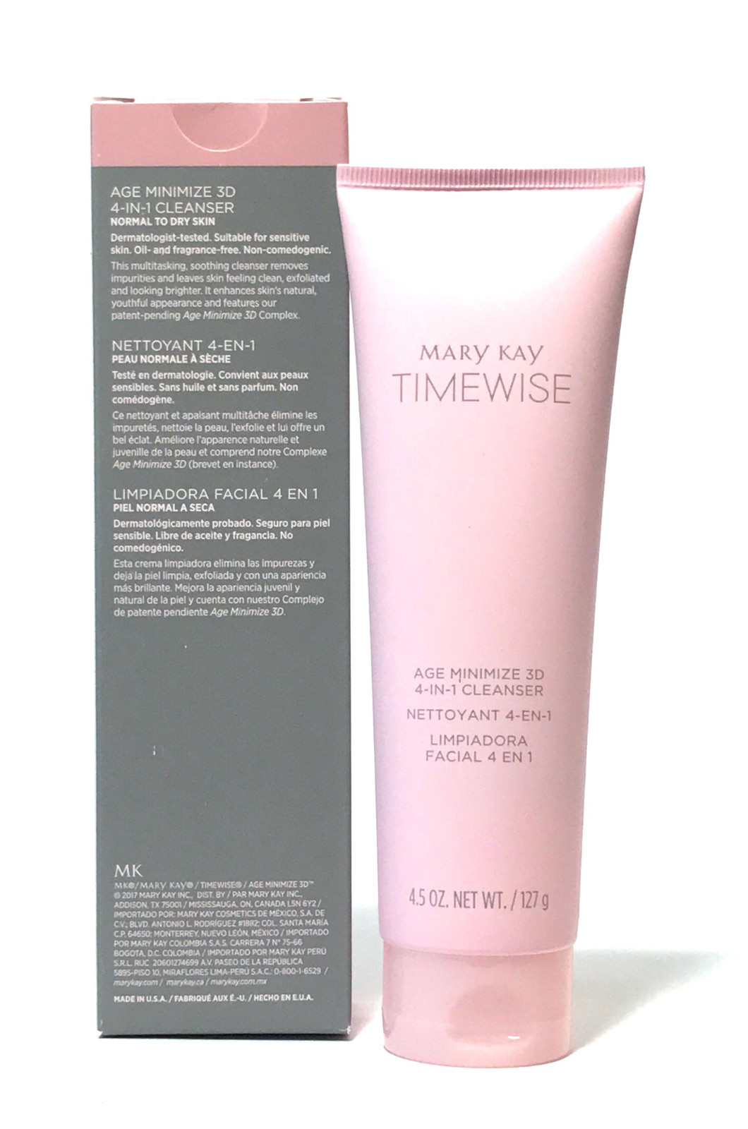 MARY KAY TIMEWISE AGE MINIMIZE 3D~4-IN-1 CLEANSER~NORMAL TO DRY~DISCONTINUED