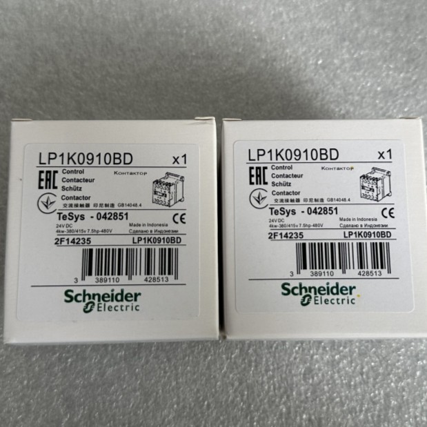 1PCS LP1K0910BD Schneider New Contactor: Expedited Shipping US In-Stock