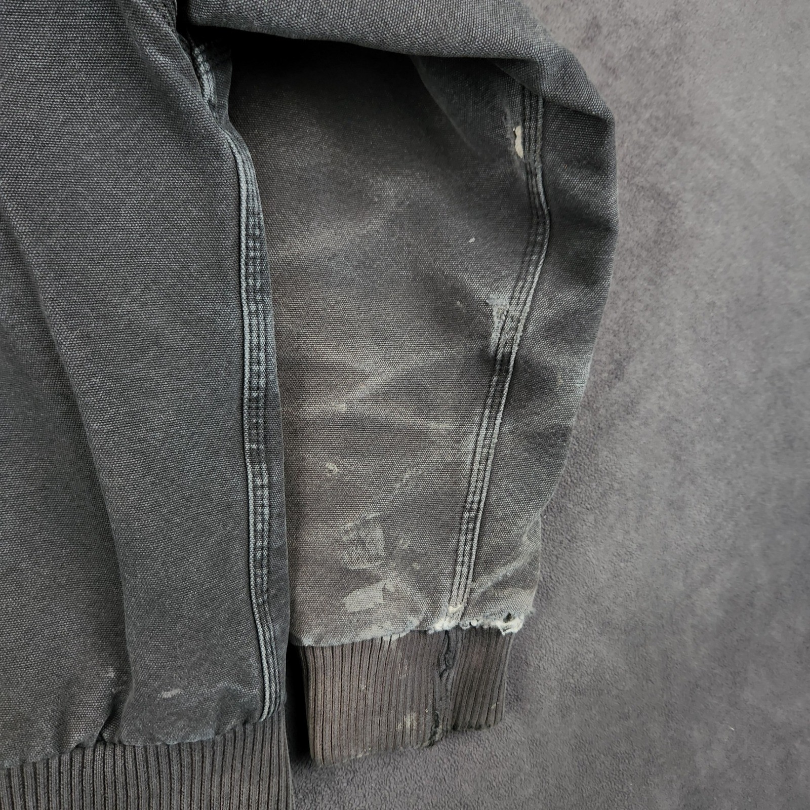 DEWALT DCHJ061 Heated Gear Hooded Work Jacket Mens Medium Faded Black Distressed