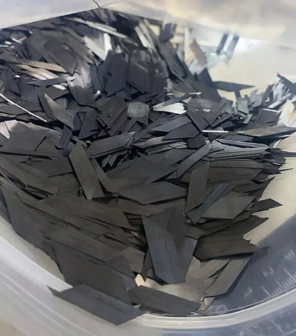 Diamond Big Shaped Flake Carbon Fiber Chopped Forged Cut Short Fibre Filament