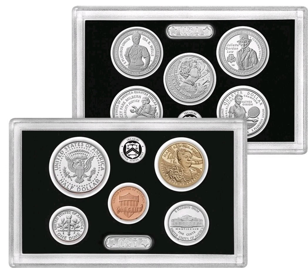 IN-HAND 2025 S US Mint Silver Proof Set - 10 Coins w/ Box & COA 25RH , W/ Penny