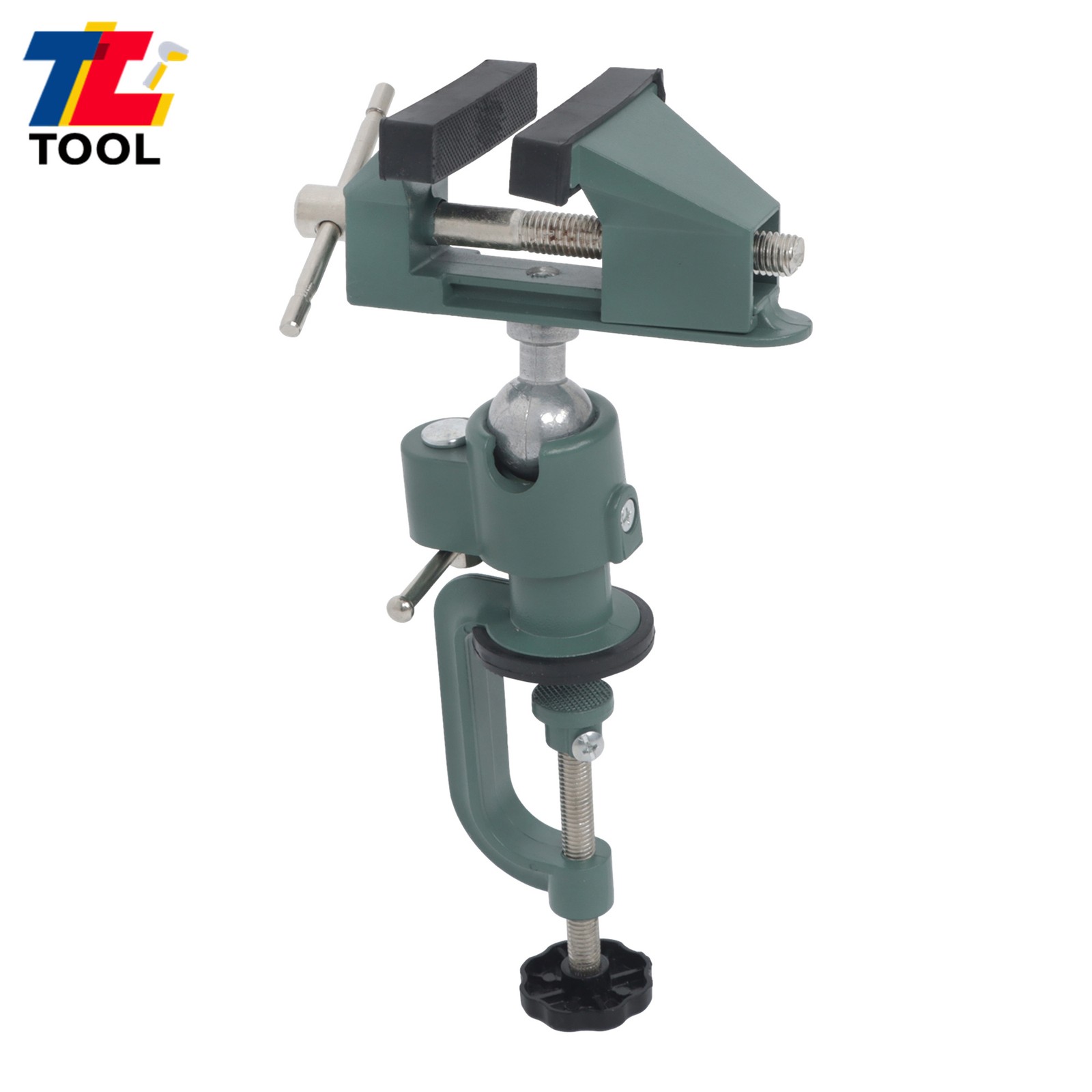 3" Table Bench Vise Work Bench Clamp 360° Swivel Rotating Hobby Crafts Universal