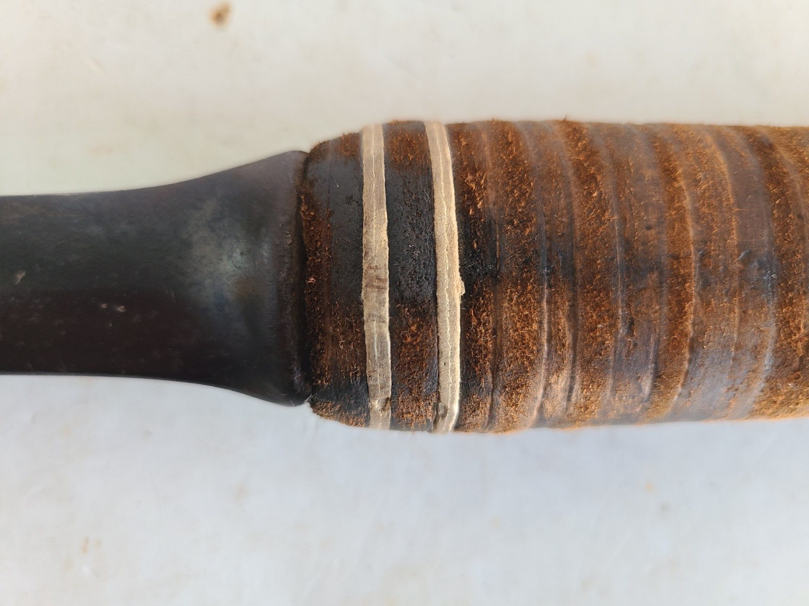 Estwing Curved Claw Hammer 16 oz Stacked Leather Handle 12 3/8" Vintage USA Made