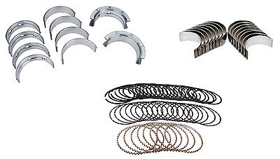 Main & Rod Bearings w/ Moly Piston Rings for Chevrolet LS Gen III IV 4.8L 5.3L