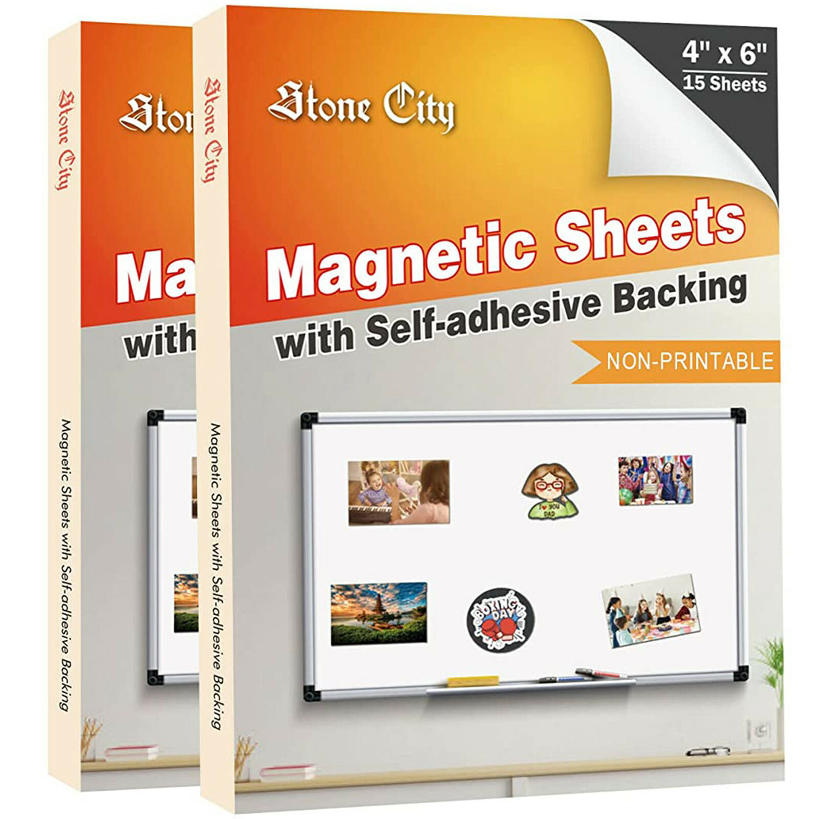 30 Strong FlexibleSelf Adhesive Magnetic Sheets 4X6 Magnet for Photos Album Car