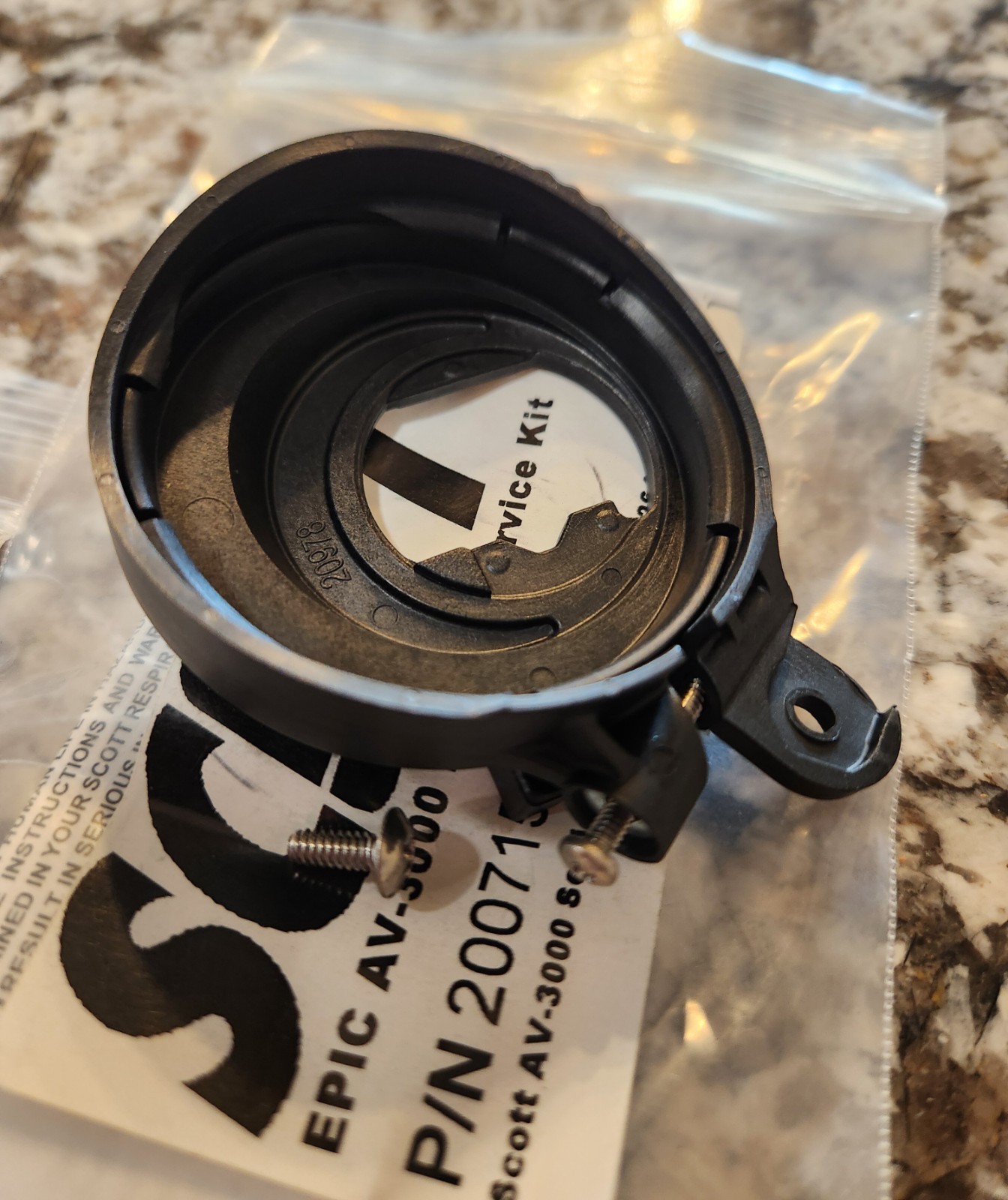 LOT of 5 NEW Scott AV3000 Mask Voice Amplifier Mounting BRACKETS SCBA 200715-01