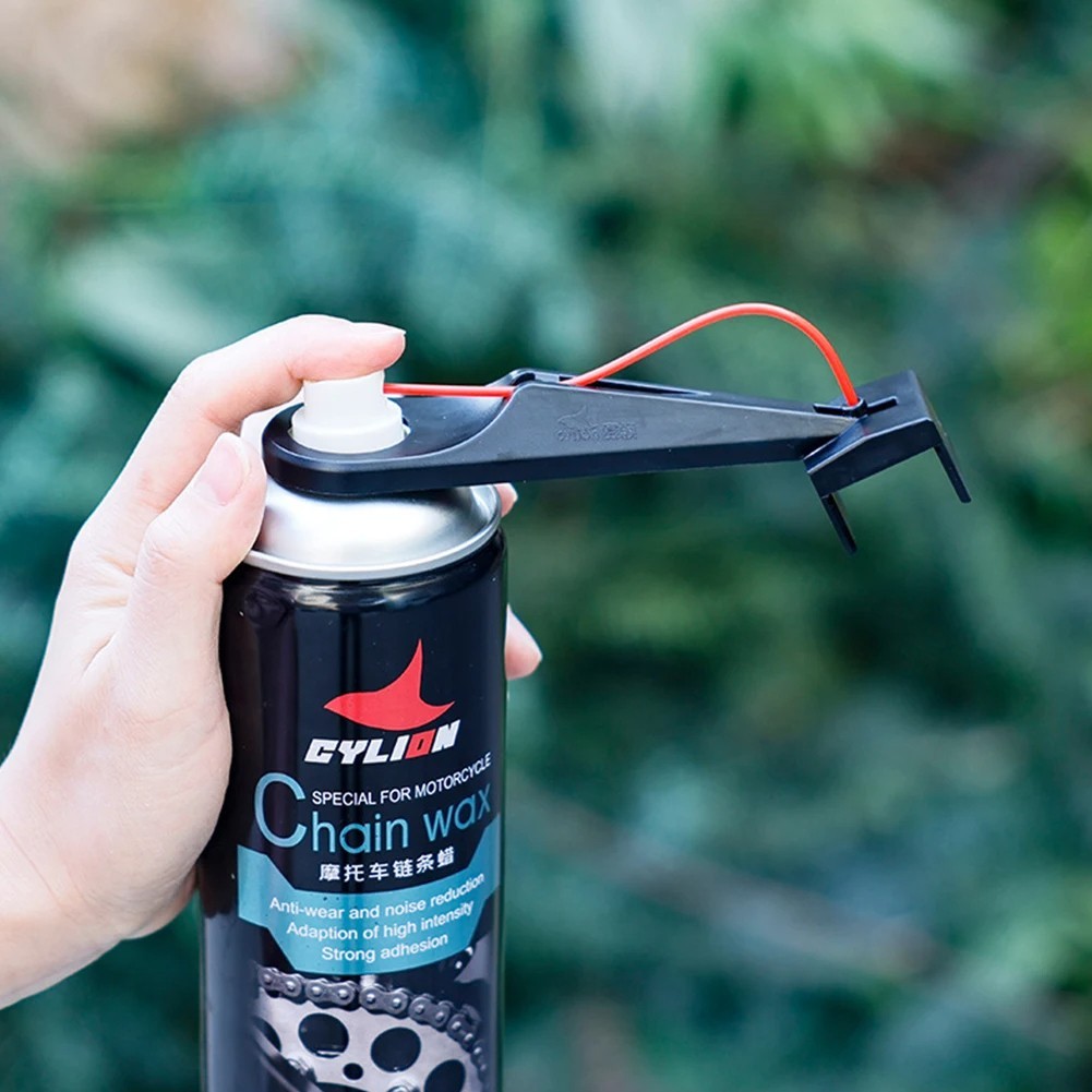 pack 2 Motorcycle Chain Lube Oiler Lubricant Straw Holder Positioner Applicator