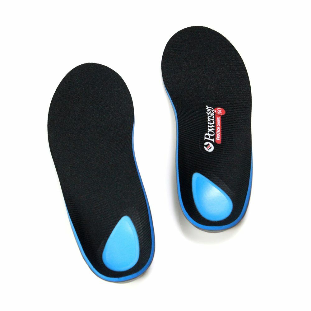 Powerstep Protech Control - Full Length Insoles - Extra Heel Support, Many Sizes