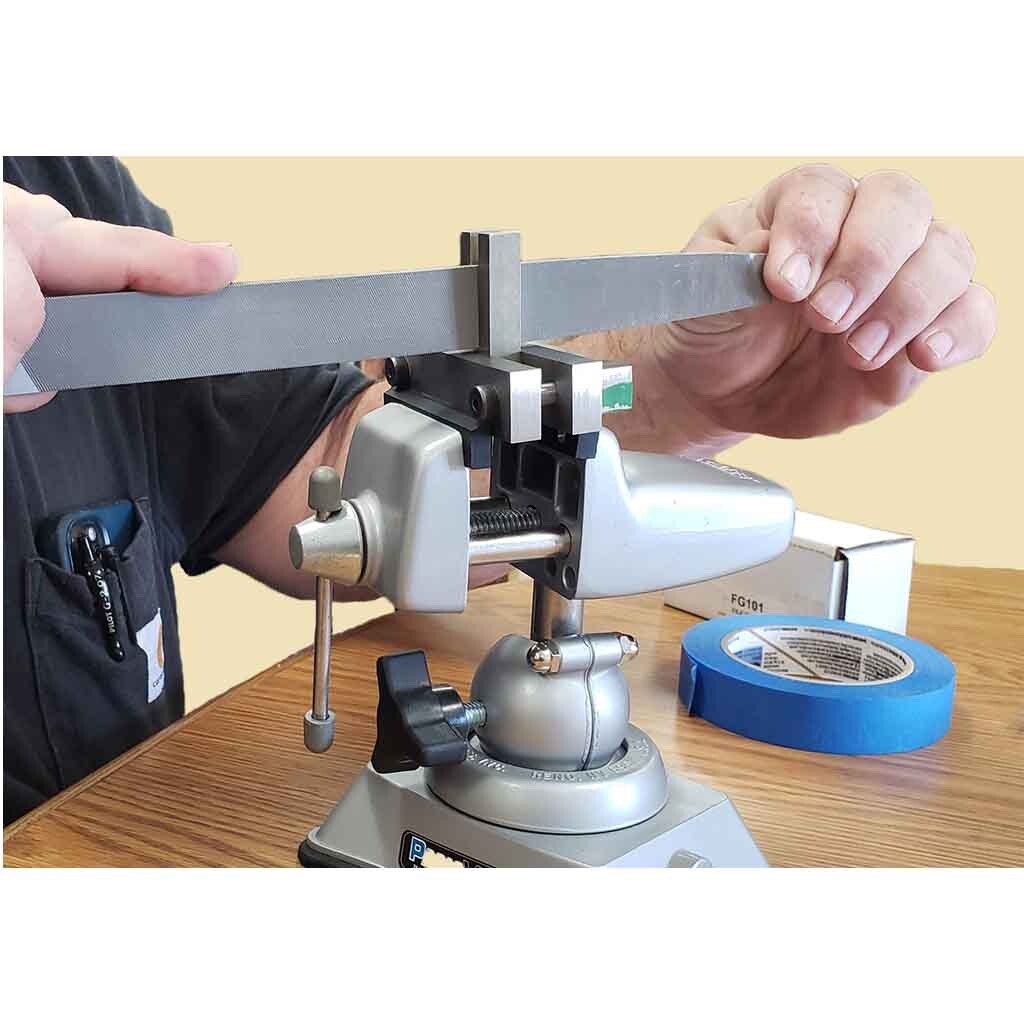 JANTZ MADE IN USA HRc Precision 62 Hardened File Guide Knife Making 2x72 Bevel