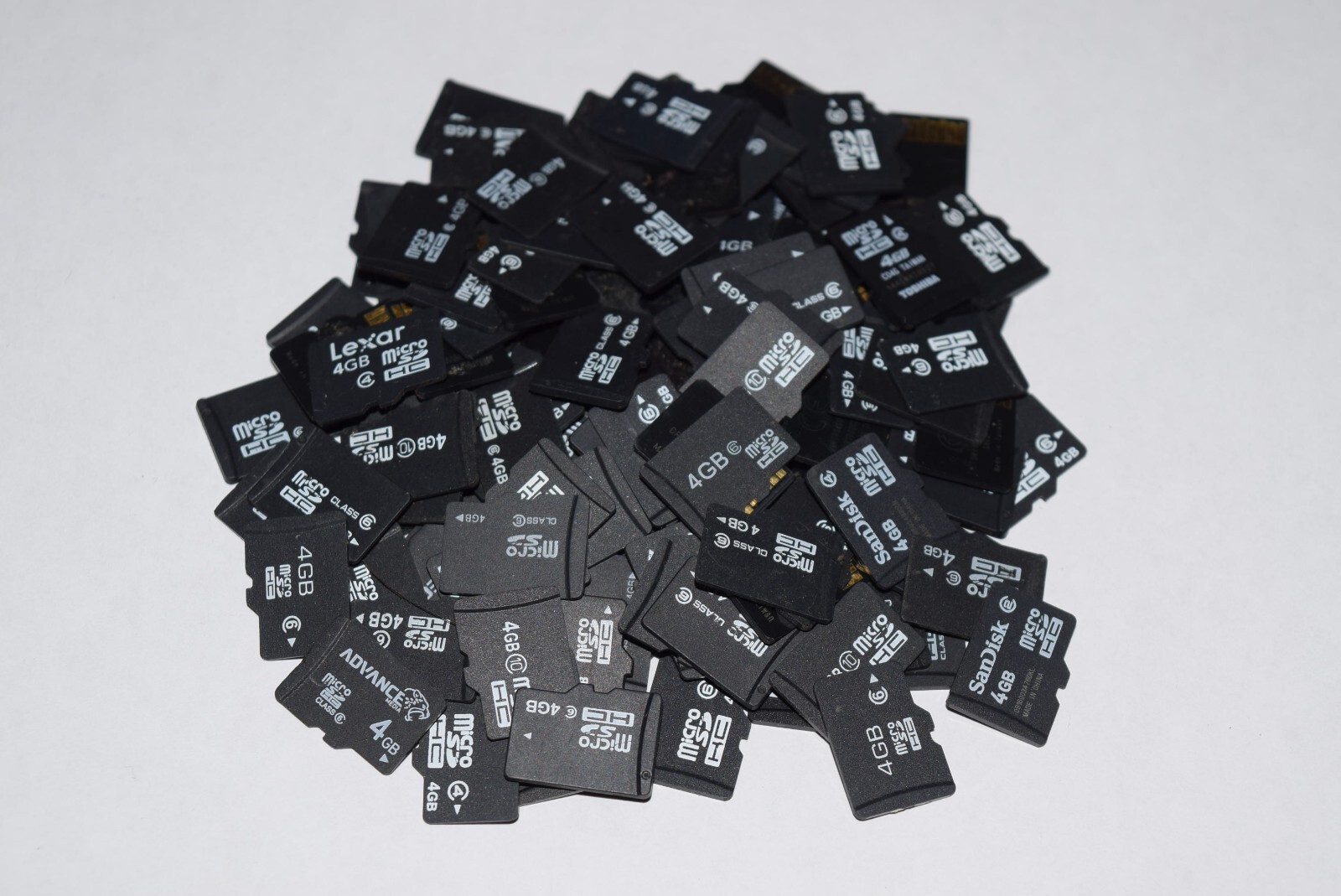 4GB Micro SD SDHC Card Bulk Lot – Choose 10 / 50 / 100 pcs – Memory Cards
