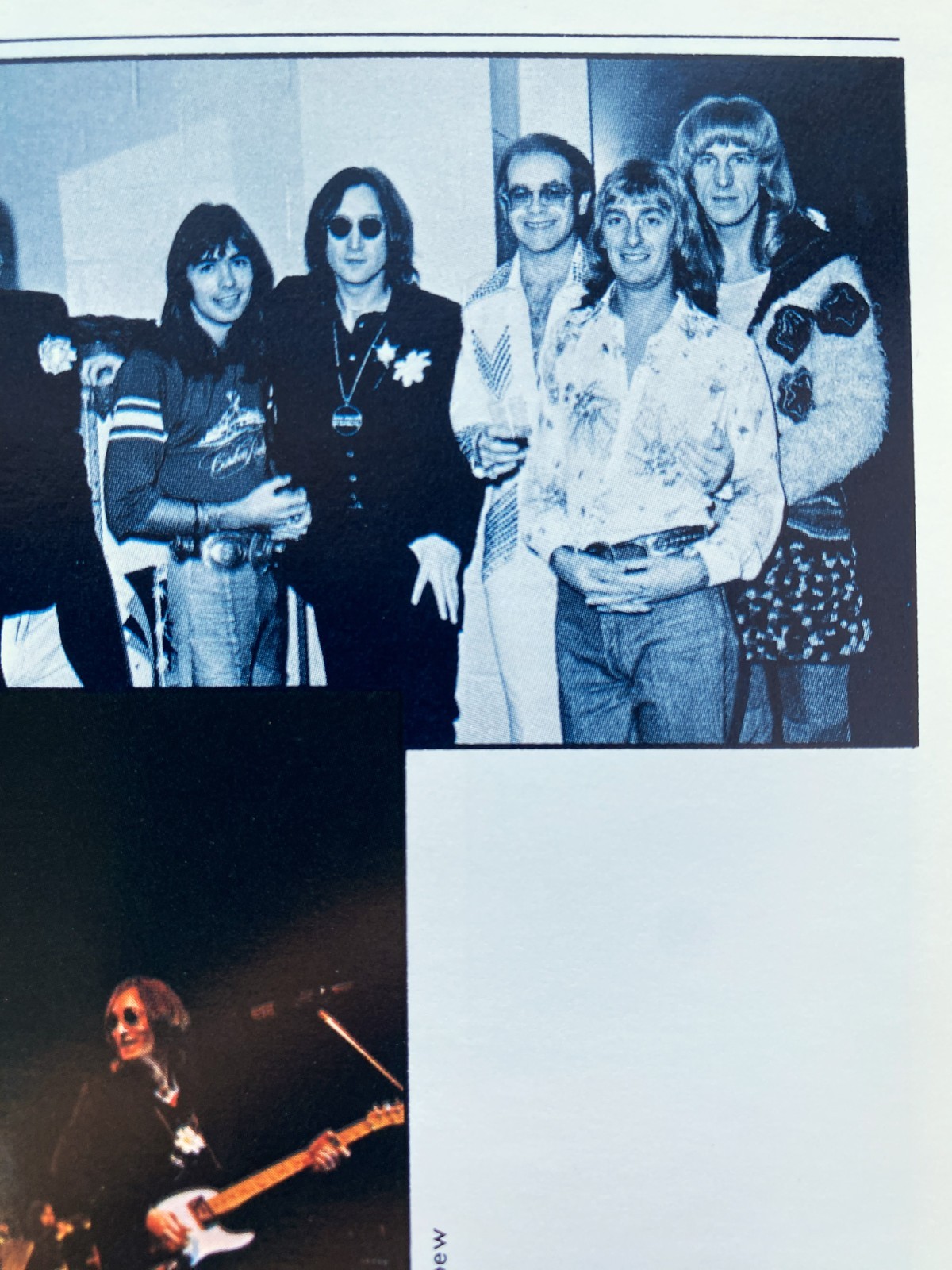 Elton John, Bernie Taupin, Signed, Five Years of Fun, 1975, +Troubadour Ticket