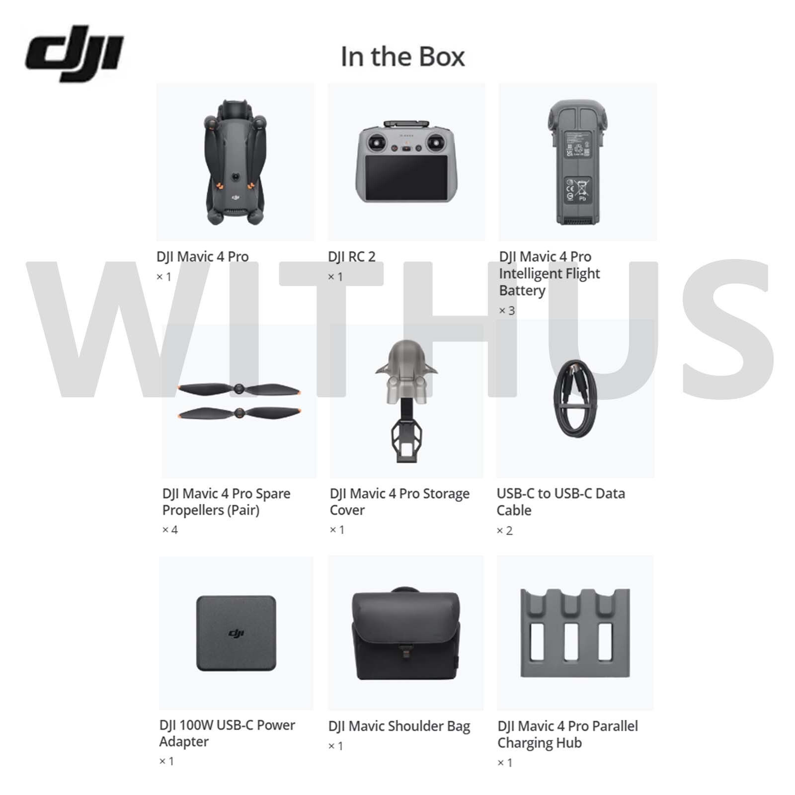 DJI Mavic 4 Pro Fly More Combo (DJI RC 2) Camera Drone (3 Batteries)_