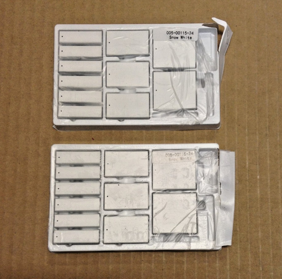 Control4 Color Kit/Contemporary Keypad Buttons/Snow White/New Buttons/Free Ship