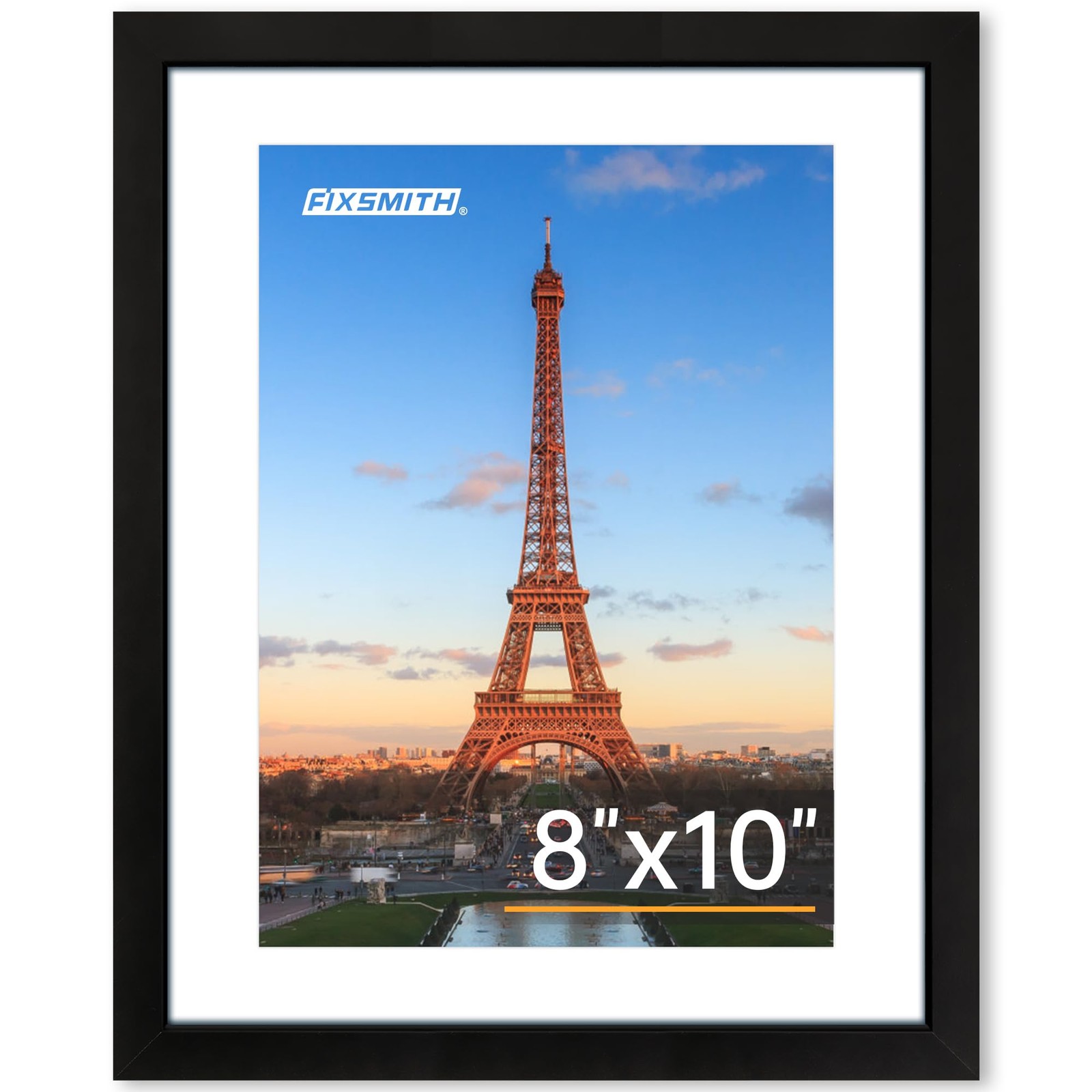 8x10 Picture Frame 1 Pack, Photo Frame with HD Plexiglass, Display Pictures