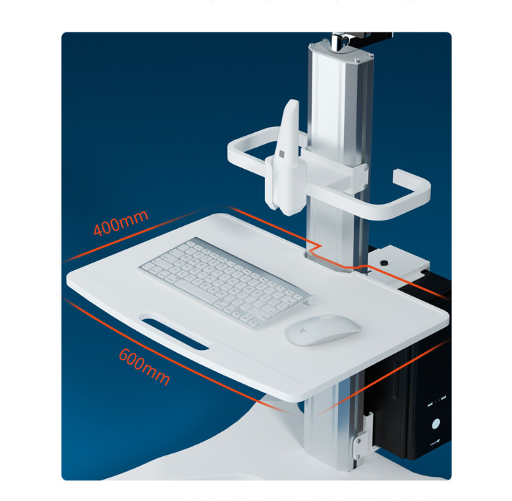 110V Medical Dental Lab Trolley Cart Intraoral Scanner Mobile Cart Clinic