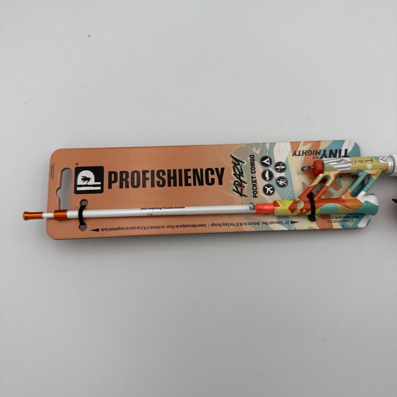 ProFISHiency Tiny But Mighty Tangle Free Travel Spincast KRAZY Pocket Combo