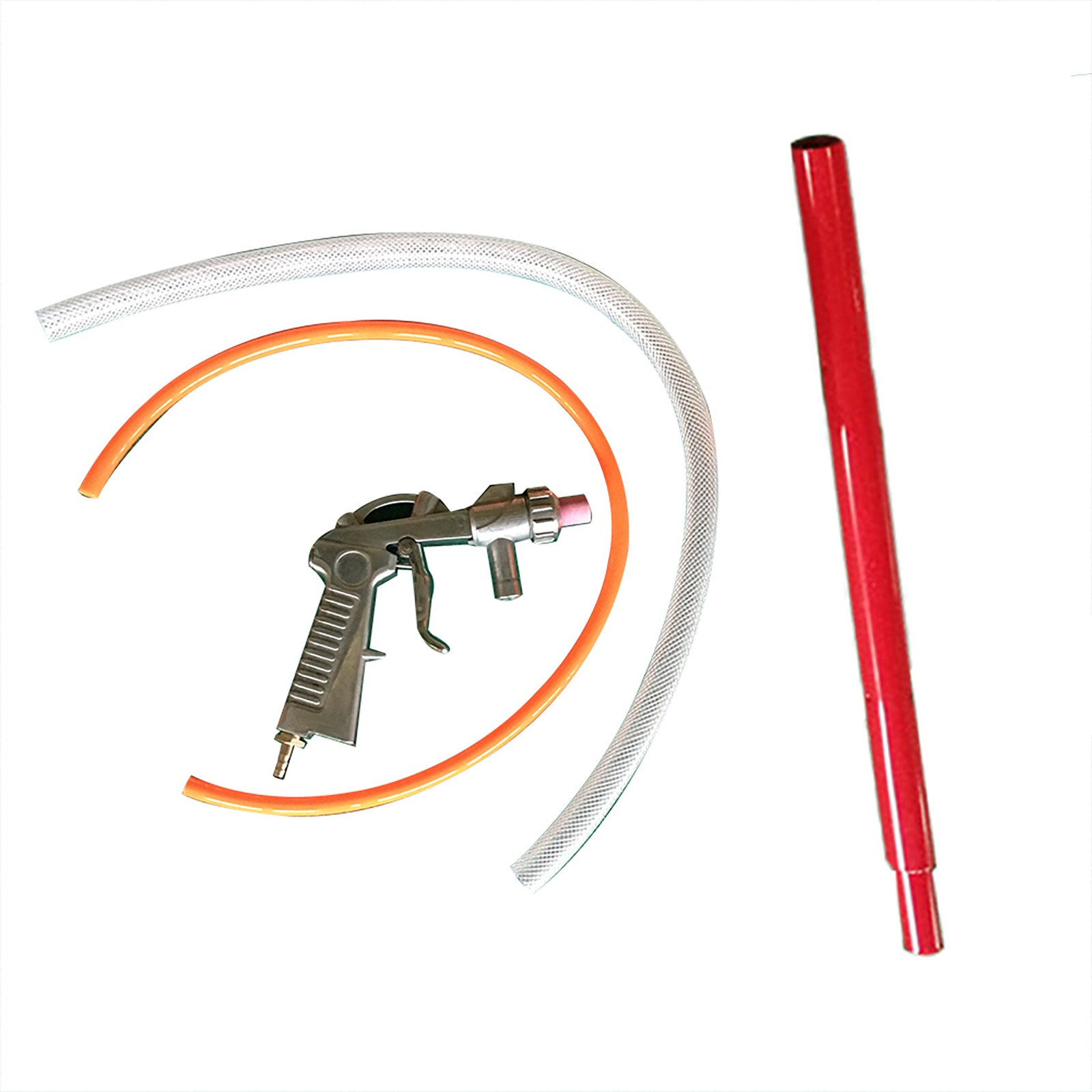 60 GAL SandBlaster Cabinet Bench Top Sand Blaster Large Blast Garage Red