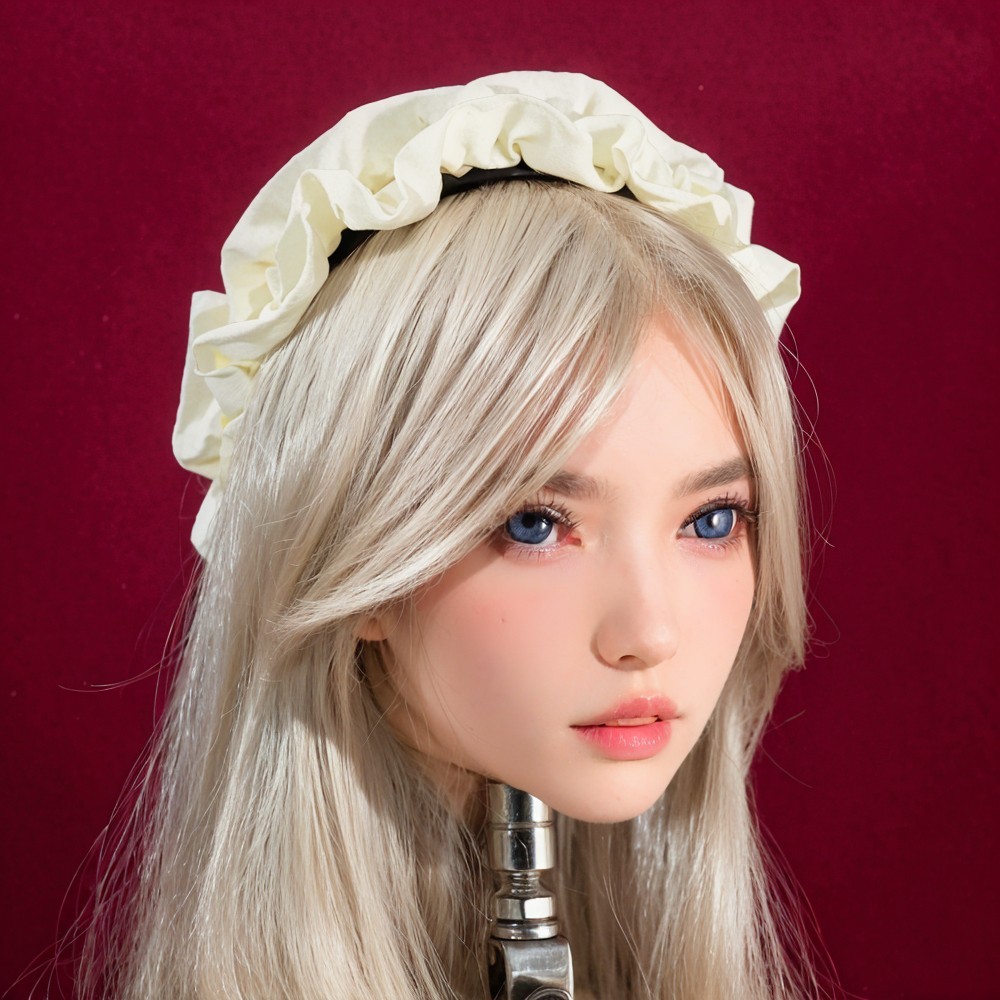 Single female head model,soft texture,Mannequin Head,TPE material,simulated fema