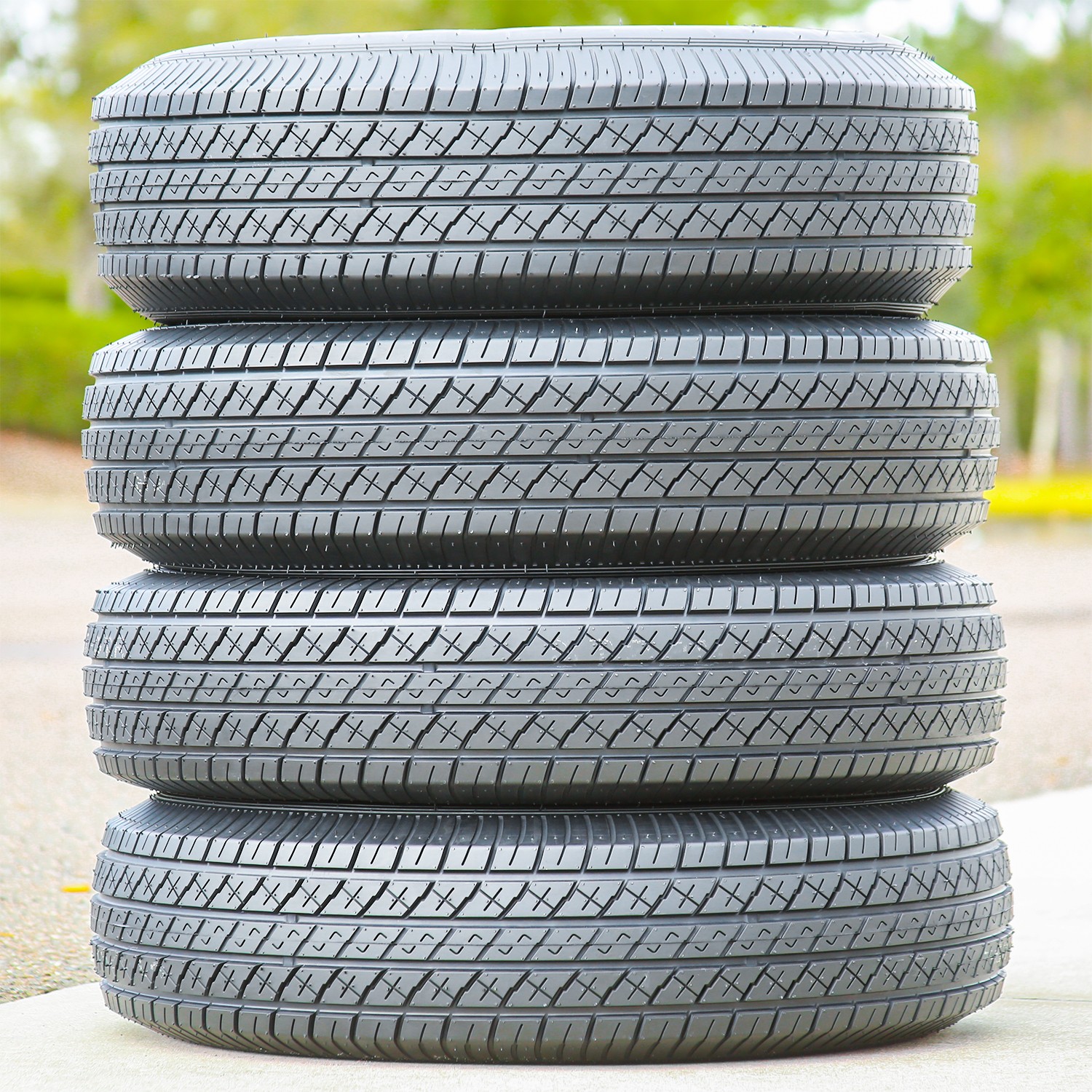 2 Tires Transeagle TE898 ST 205/75D15 Load C 6 Ply Trailer