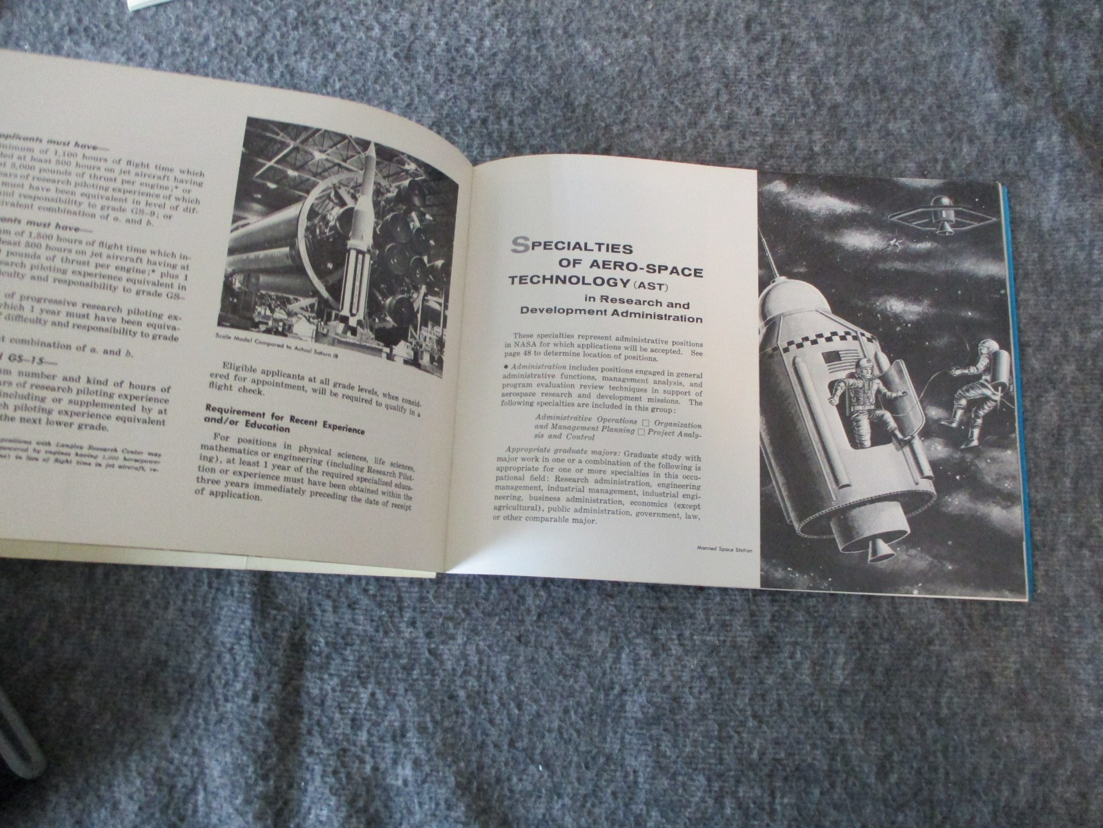 NASA MSFC APOLLO EARLY BOOKLETS/BROCHURES-CAREER /WEATHER/AWARDS /SPACE 1969-70s