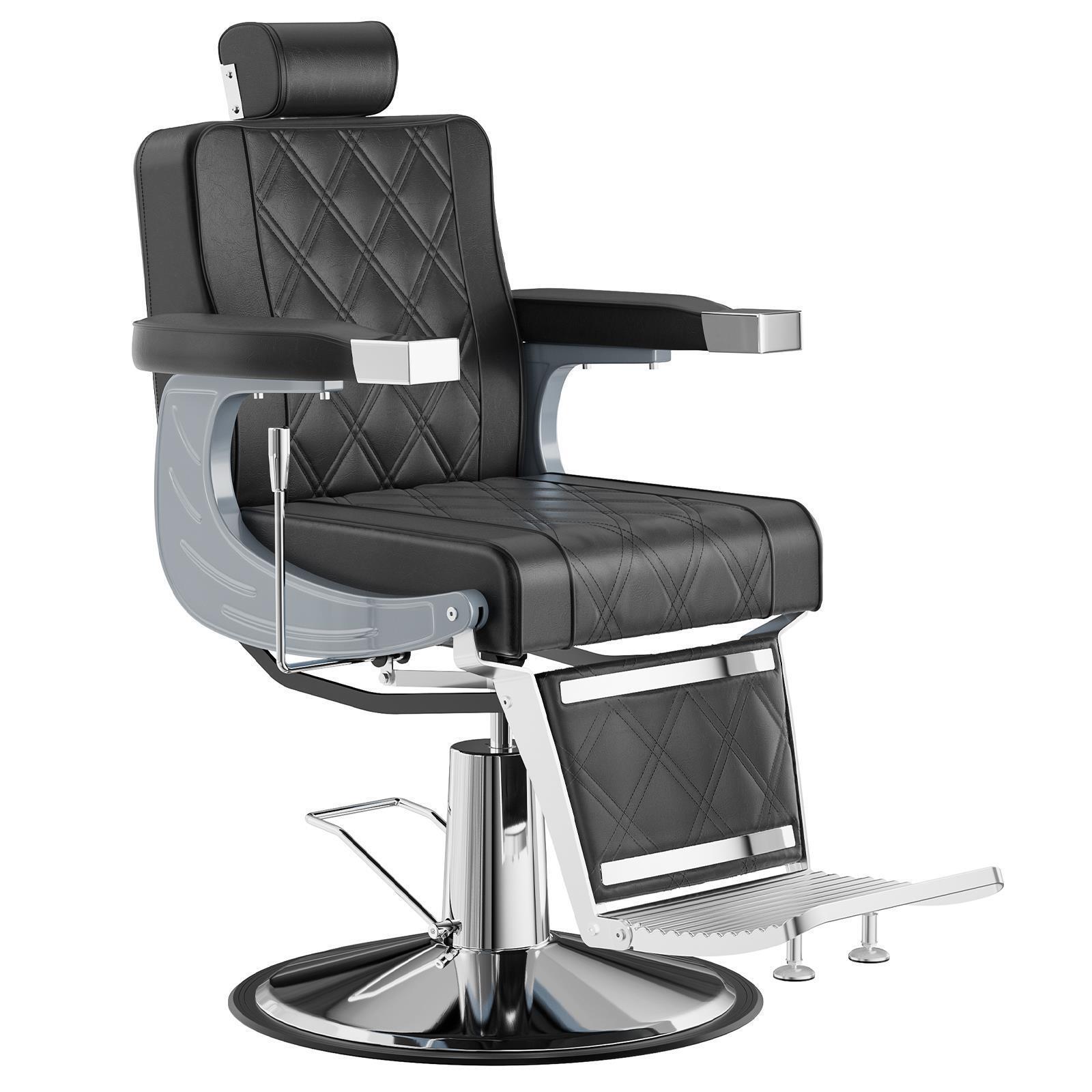 Reclining Barber Chair All Purpose Hydraulic Stylist Chair for Hair Salon Beauty