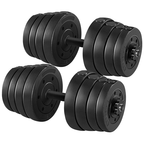 Adjustable Dumbbell Set 66LB for Home Gym Body Muscle Building Strength Training