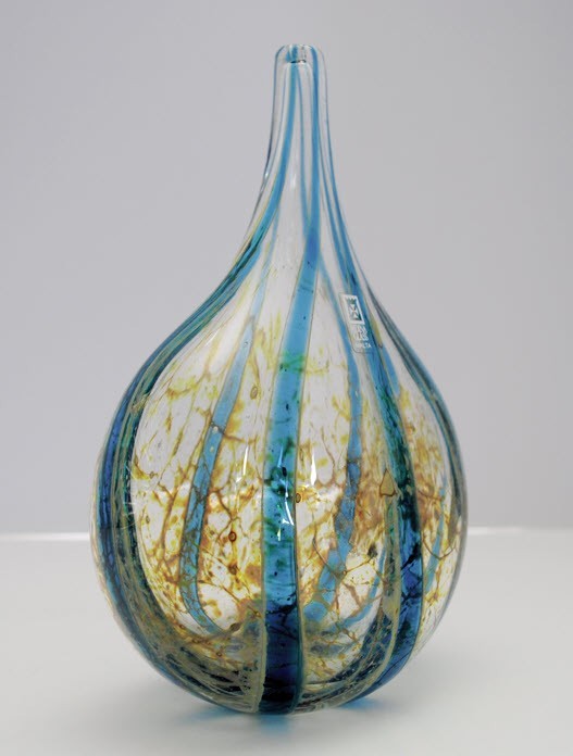 Vintage 1980’s Mdina Art Glass Lollipop Vase A