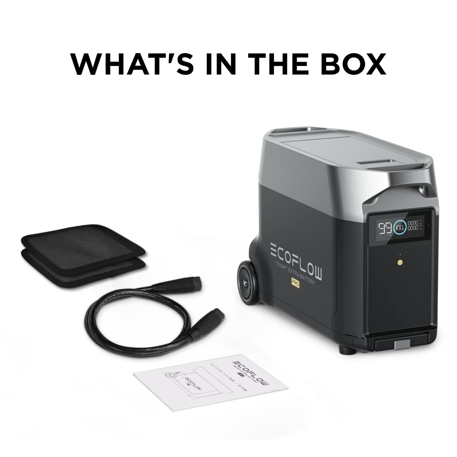 EcoFlow DELTA Pro Generator Extra Battery 3600Wh LFP Certified Refurbished