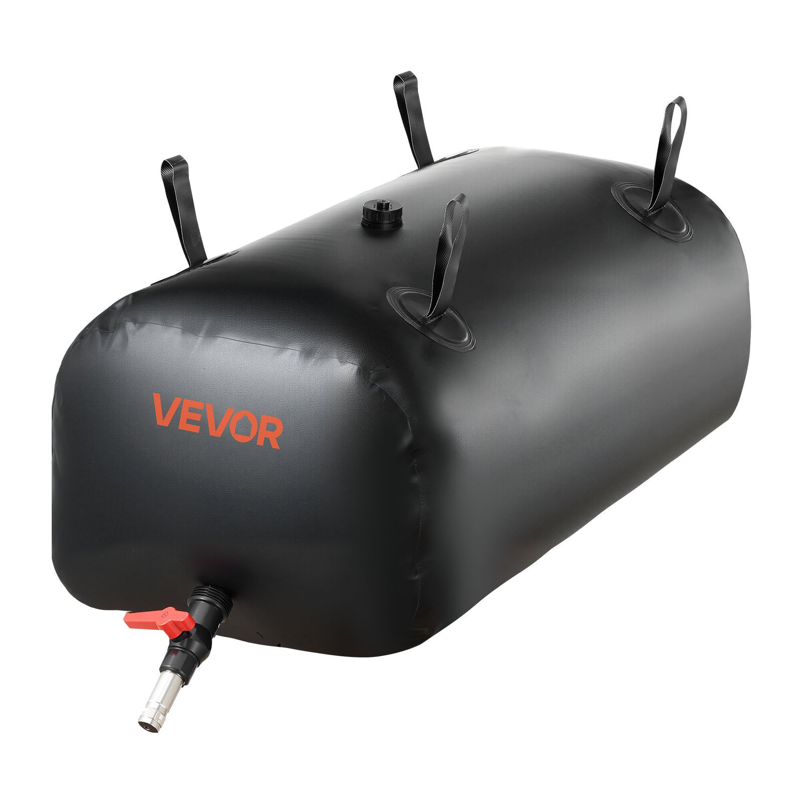 Water Storage Bladder, 30 Gal Collapsible Water Storage Bag, Black