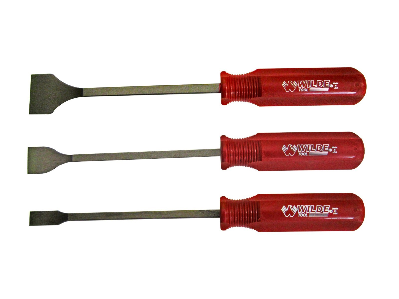 Wilde Tool 3pc Professional Gasket Scraper Set MADE IN USA Forged Alloy Steel