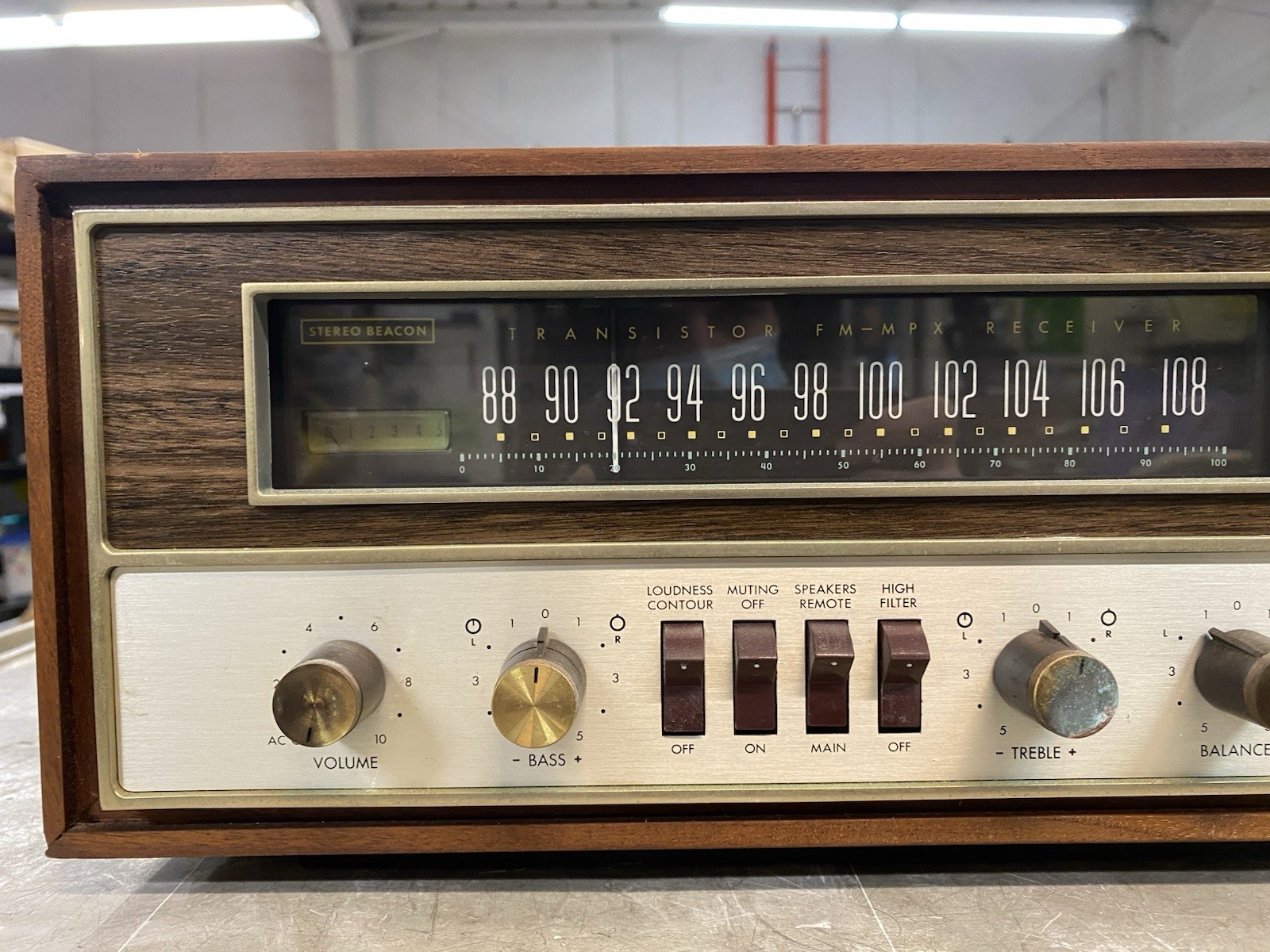 Fisher 500-T Vintage Stereo Receiver Amplifier - FOR PARTS OR REPAIR