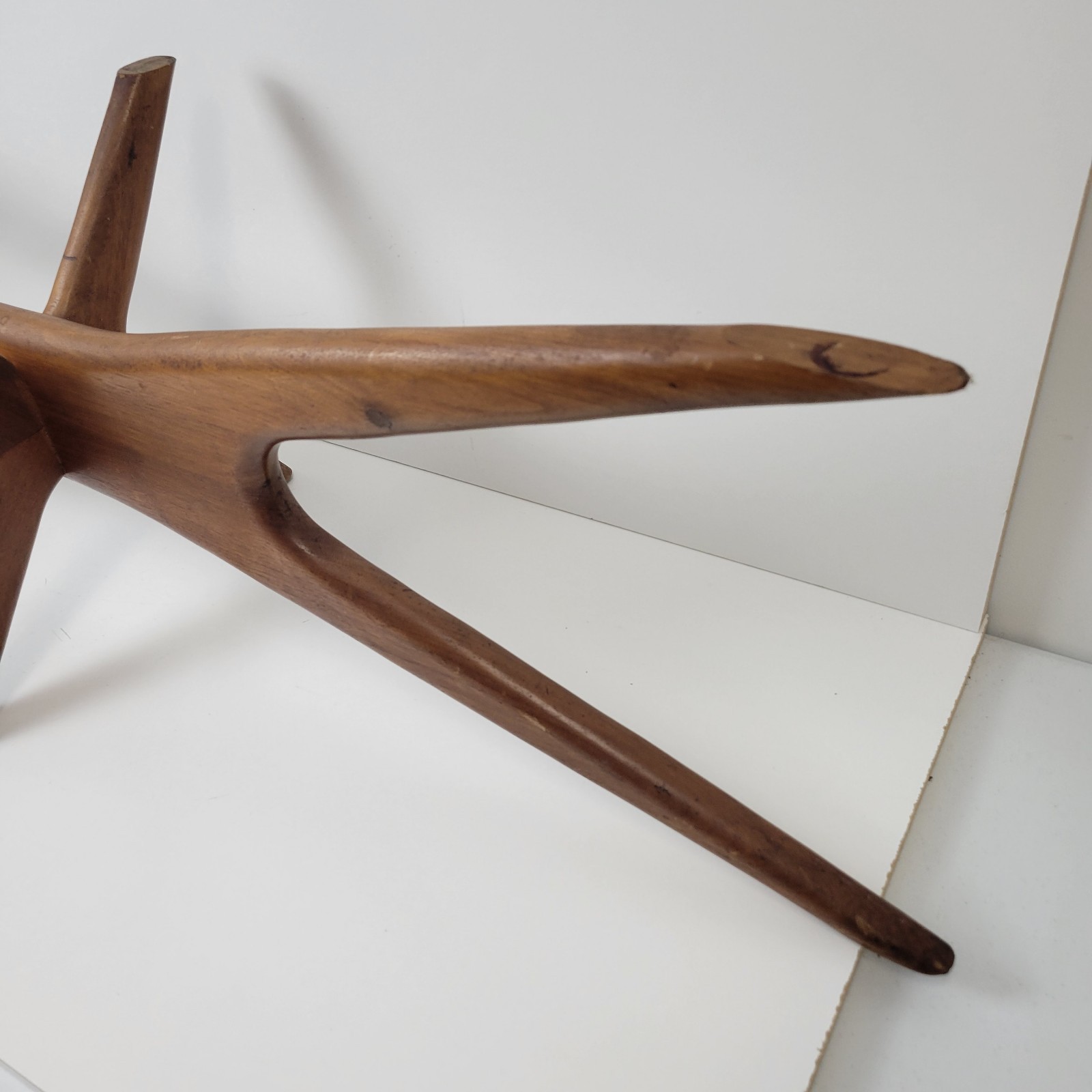 Vintage Adrian Pearsall Mid Century Walnut Jacks Coffee Table