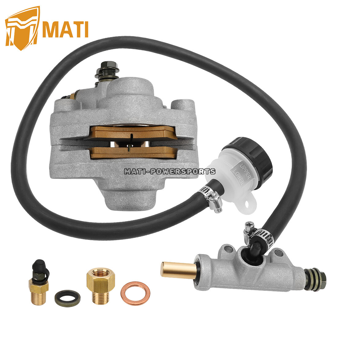 Rear Brake Caliper & Master Cylinder for Polaris Scrambler 500 2x4 4X4 1998-04