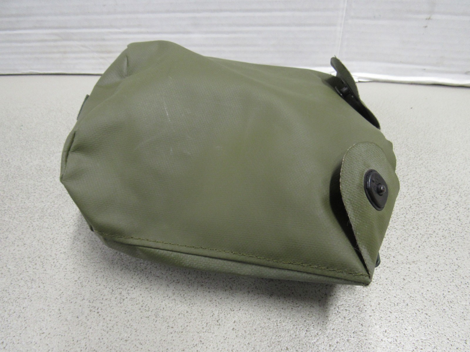 Danish M/45-59 Web Gear Canteen Cover Rubberized New Old Stock OD Green