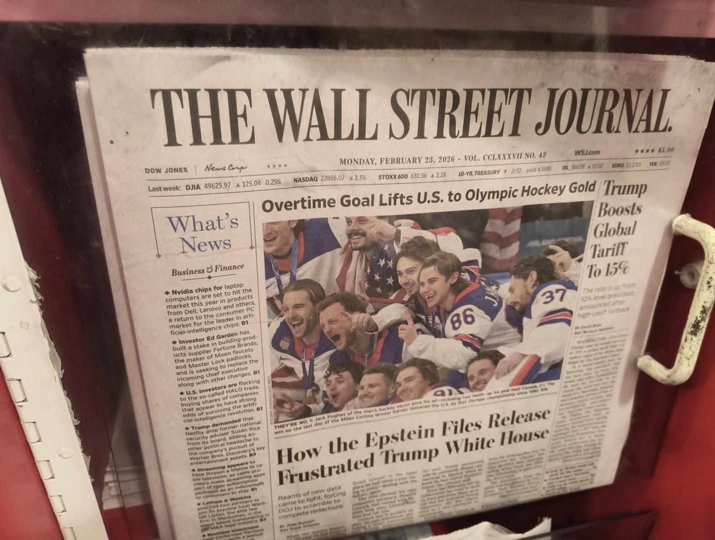 The Wall Street Journal Monday February 23 2026