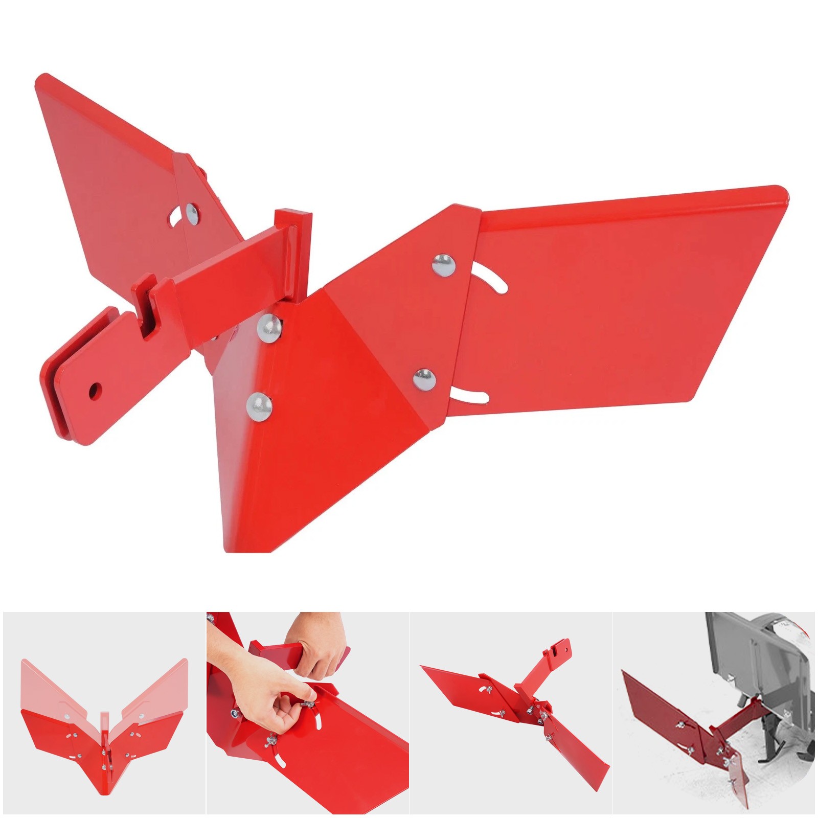 15683 Hiller-Furrower Kit Adjustable Wing For Rear Tine Tillers Rototiller