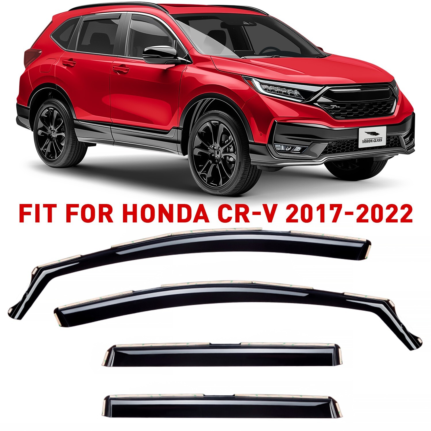 Rain Guards Vent Visors Shade for 2017-2022 Honda CR-V (CRV)